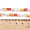 Electroplate Glass Beads Strands EGLA-P068-01A-10-4