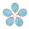 Synthetic Turquoise Pendants G-S344-57E-1