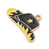 Western Cowboy Theme Alloy Enamel Pendants ENAM-A008-22KCG-03-2