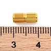 Brass Screw Clasps KK-E368-LG-3