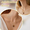 12Pcs 3 Styles Iron Empty Macrame Pouch Pendant Cable Chain Slider Necklace Making NJEW-GO0001-26-5