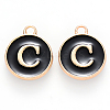 Golden Plated Alloy Charms ENAM-SZ0001-25B-C-2