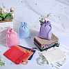 Beebeecraft Rectangle Polyester Imitation Burlap Packing Pouches Drawstring Bags ABAG-BBC0001-05B-4