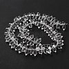 Transparent Glass Beads Strands GLAA-WH0039-48C-2