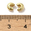 Brass Crimp Beads Covers X-FIND-Z039-13B-G-3