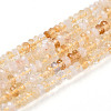 Natural Yellow Quartz Beads Strands G-T141-43-4