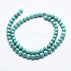 Natural Magnesite Beads Strands G-K244-02-8mm-02-2