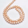 Natural Cultured Freshwater Pearl Beads Strands PEAR-F007-48A-01-2