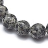 Natural Sesame Jasper/Kiwi Jasper Bead Stretch Bracelets X-BJEW-K212-B-033-3