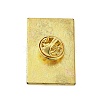 Golden Alloy Brooches JEWB-S015-01C-2