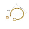 Brass Screw Carabiner Lock Charms LS-KK-ZX025-67C-2