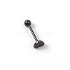 316L Stainless Steel Heart Straight Barbell Piercing Tongue Rings for Women Men WG6D50F-03-1