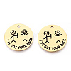 201 Stainless Steel Pendants LS-STAS-T064-37G-17-2
