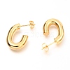 201 Stainless Steel Half Hoop Earrings EJEW-C501-16G-C-2