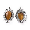 Natural Tiger Eye Big Pendants G-P496-01P-20-2