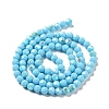 Opaque Glass Beads Strands EGLA-A035-P6mm-L08-2