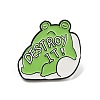 Cartoon Frog Alloy Enamel Brooch JEWB-S020-04E-1