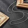 1mm Rack Plating Brass Box Chain Adjustable Slider Necklaces for Women Men MAK-L044-08P-3