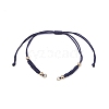 5 Colors Braided Nylon Cord Sets for DIY Bracelet Making AJEW-JB01239-2