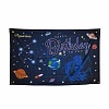 Constellation/Zodiac Sign Polyester Hanging Wall Tapestry AJEW-H108-C10-1