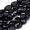 Natural Black Tourmaline Beads Strands G-L493-51-1