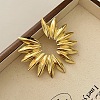 Retro Brass Stud Earrings for Women TC8176-4-1