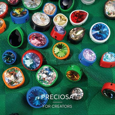 Preciosa® MAXIMA Crystal Round Stones X-PRC-RASS47-70010-1