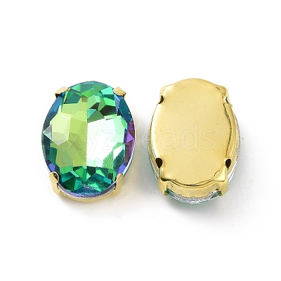 Oval Sew on Rhinestone DIY-E062-06G-A01-1
