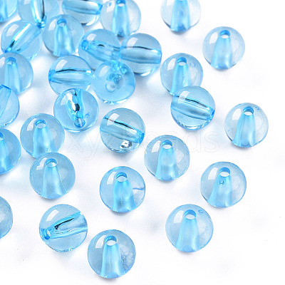 Transparent Acrylic Beads MACR-S370-A10mm-755-1