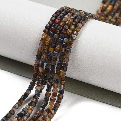 Natural Pietersite Beads Strands G-H042-B10-01-1