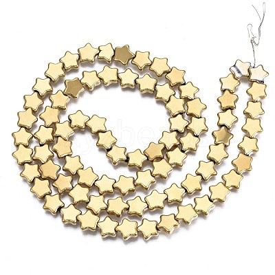 Electroplate Opaque Glass Beads Strand EGLA-S188-17-D01-1