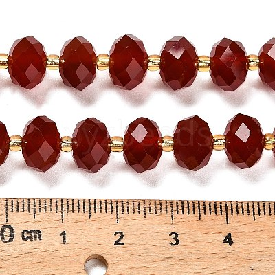 Natural Carnelian Beads Strands G-P573-A65-10x6mm-1