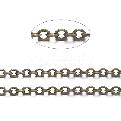 Brass Cable Chains CHC027Y-AB-1