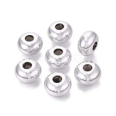 UV Plating Opaque Acrylic European Beads PACR-T017-19M-13-1