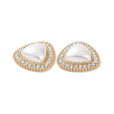 ABS Imitation Pearl Cabochons PALLOY-E026-01G-1