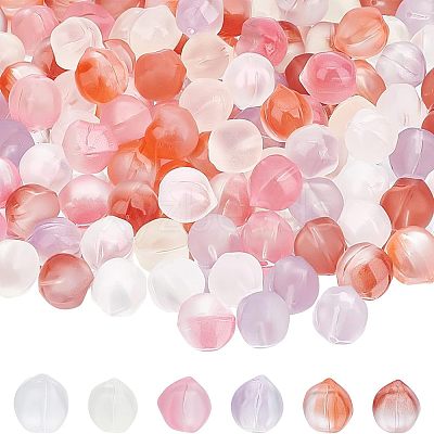 120Pcs 6 Colors Glass Beads GGLA-NB0001-11-1