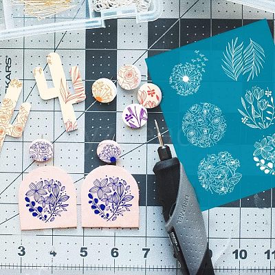 Silk Screen Printing Stencil DIY-WH0341-213-1