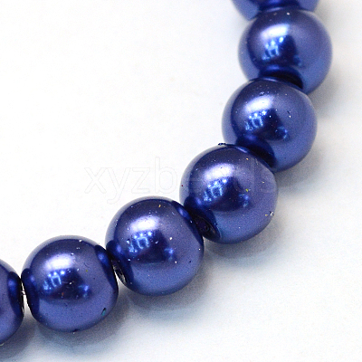 Baking Paint Glass Pearl Bead Strands X-HY-Q003-3mm-19-1