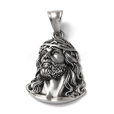 Ion Plating(IP) 304 Stainless Steel Pendants STAS-D067-13AS-1