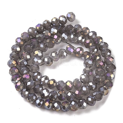 Baking Electroplate Glass Beads Strands DGLA-A039-J10mm-B06-1