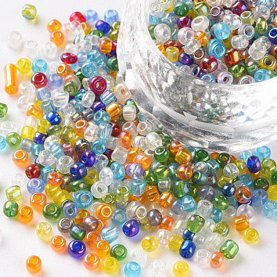 Round Glass Seed Beads SEED-A007-3mm-1