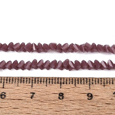Opaque Glass Beads Strands GLAA-N019-3mm-13-1