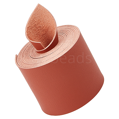 2M Flat Microfiber Imitation Leather Cord FIND-WH0420-75D-02-1
