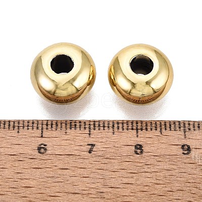 UV Plating Opaque Acrylic European Beads PACR-T017-19M-07-1