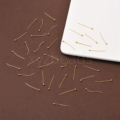 Brass Ball Head Pins X-KK-R020-04G-1