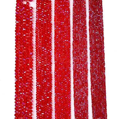 Electroplate Glass Beads Strands LS-EGLA-A044-T6mm-L01-1