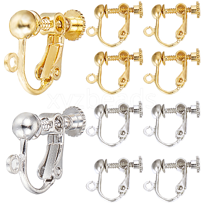 40Pcs 2 Colors Brass Converter Findings KK-SC0004-19-1