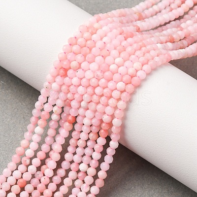 Natural Pink Opal Beads Strands G-C196-A01-2mm-1
