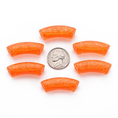 Transparent Crackle Acrylic Beads CACR-S009-001B-N84-1