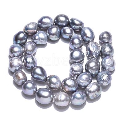 Natural Cultured Freshwater Pearl Beads Strands PEAR-N014-10B-1
